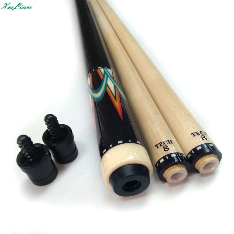 Двойная Технология 12 шт. ламинированный вал ручной работы Радужная инкрустация каром кий