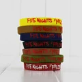 7pcs Lot Five Nights At Freddy s Silicone Bracelet Wrist Straps FNAF Figure Kids Toys Christmas