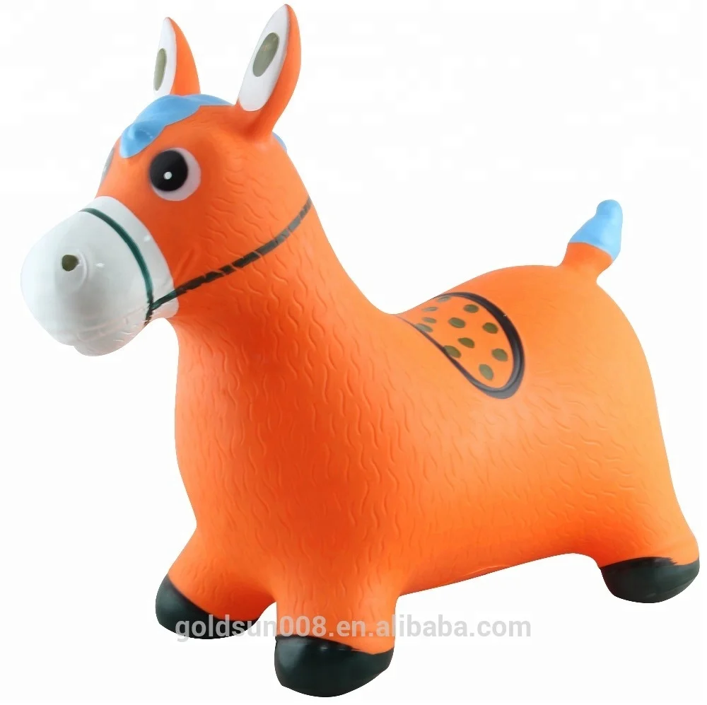 Pvc Jumping Donkey Animal Kids Safety Inflatable Hopper Toy Horse Outdoor
