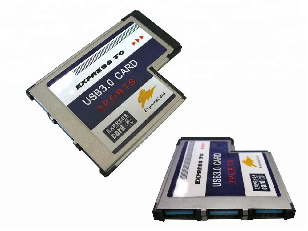 
3 порта спрятана внутри USB 3,0 концентратор-54 мм Express Card ExpressCard адаптер конвертер карты 