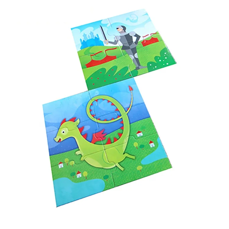 Дети бумага головоломки детские игрушки головоломка куски