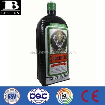 Jagermeister Inflatables - Jager Bottle in a clear Beach Ball - New / Sealed