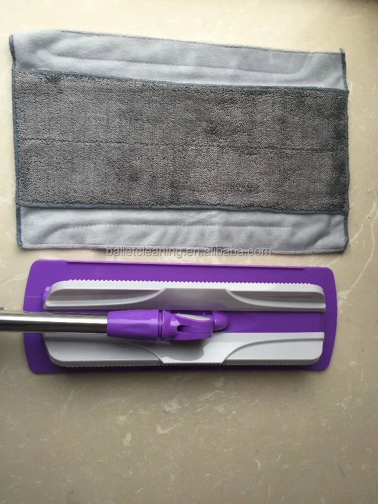 New Style High Quality Telescopic Microfiber 40cm Dust Mop Best Selling Stainless Steel Handle Flat Mop