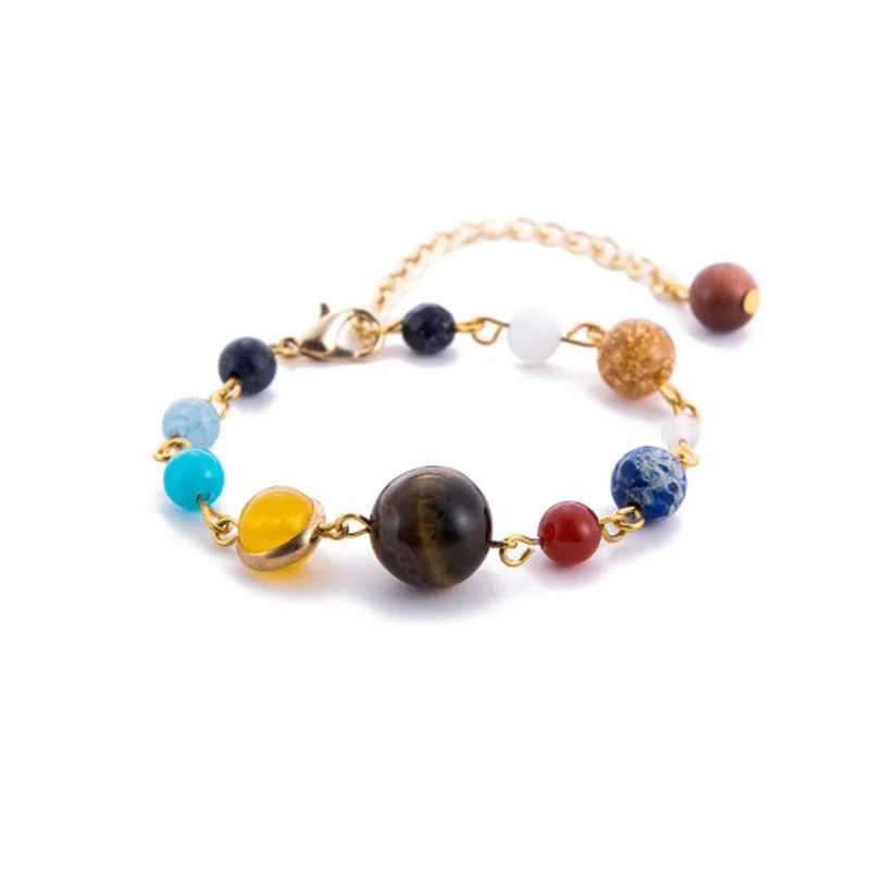 Solar System Galaxy Bracelet of the Milky Way with Planets  Yugen Handmade