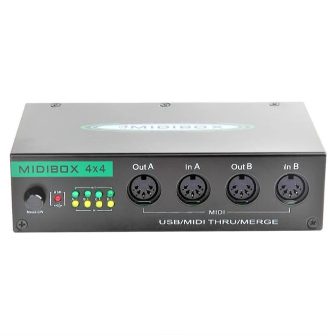 Midi Interface 4i4o Usb Midi Box