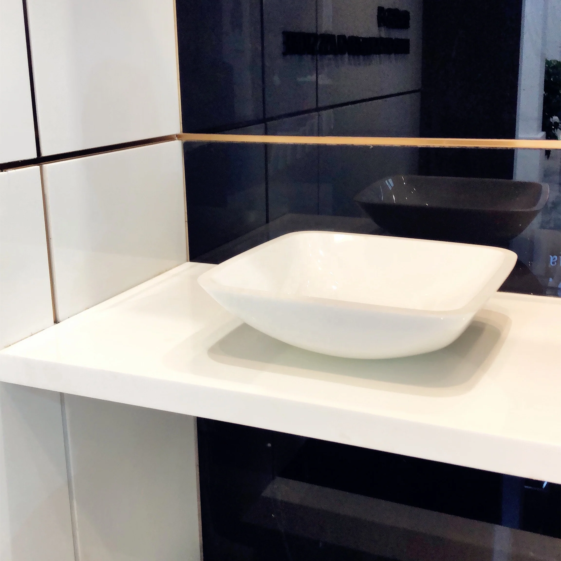 Golden Phoenix Nano Glass Pure White Artificial Stone Sinks Buy Nano Crystal Glass