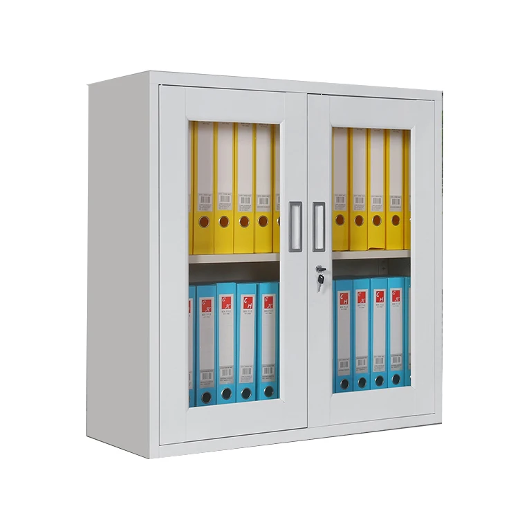 Luxury Durable Library Multi Storage Filing Book Cabinet with Glass Door