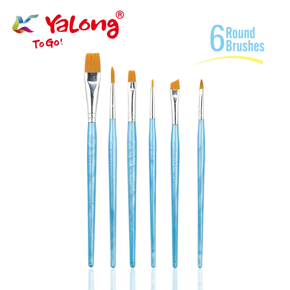 CHENGGONG Pinceau D'artiste Bleu - Pinceaux à Dessin Souples