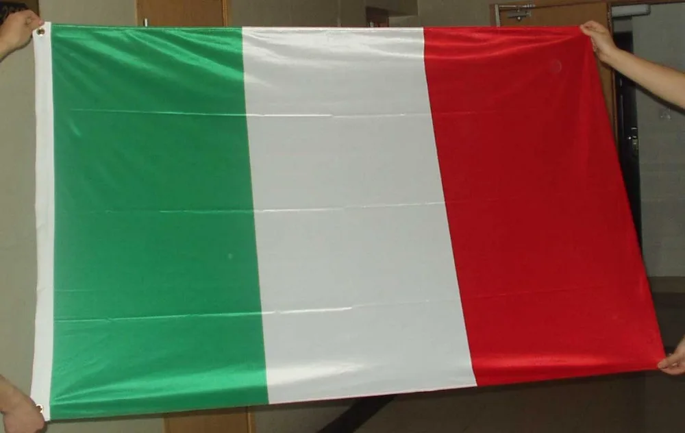 90x150cm Italy flag 68D polyester