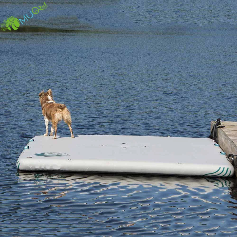 YumuQ Inflatable Water Floating Dock Pontoon Platform For Swimming OR Fishing