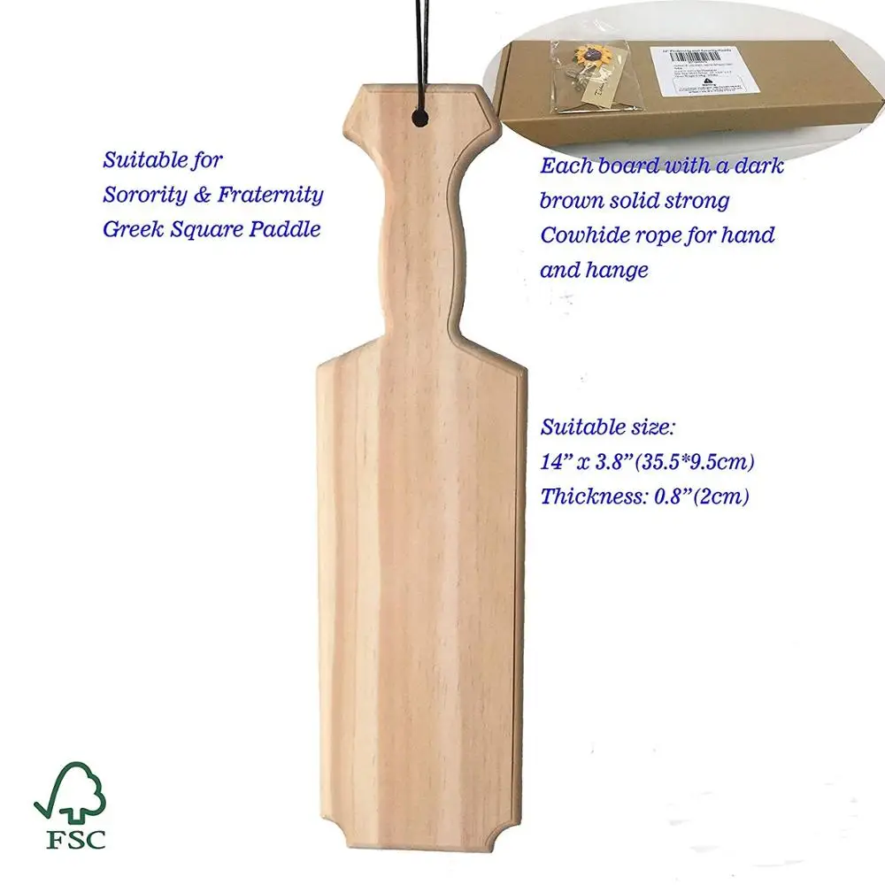 Solid Pine Wooden Spanking Paddle