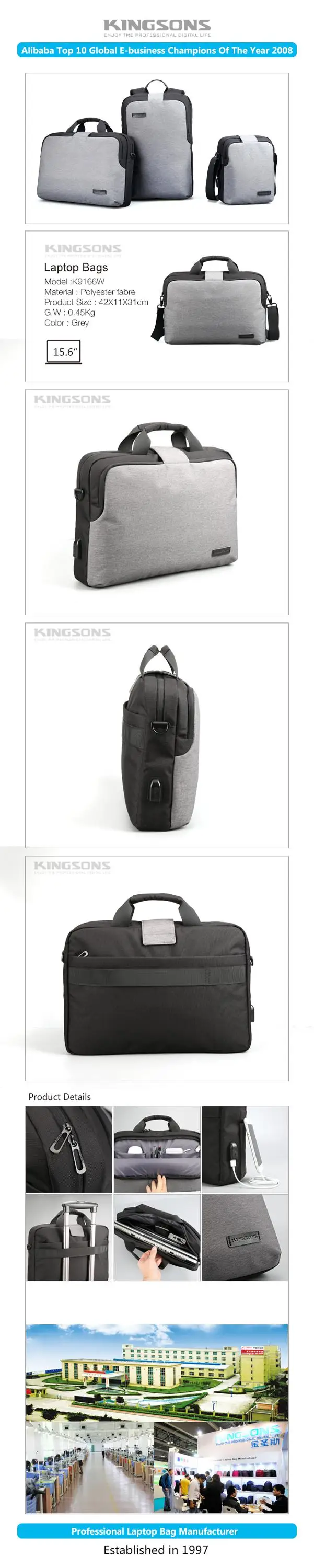 Custom Large Capacity Business Charging Laptop Bags Wholesale Buy