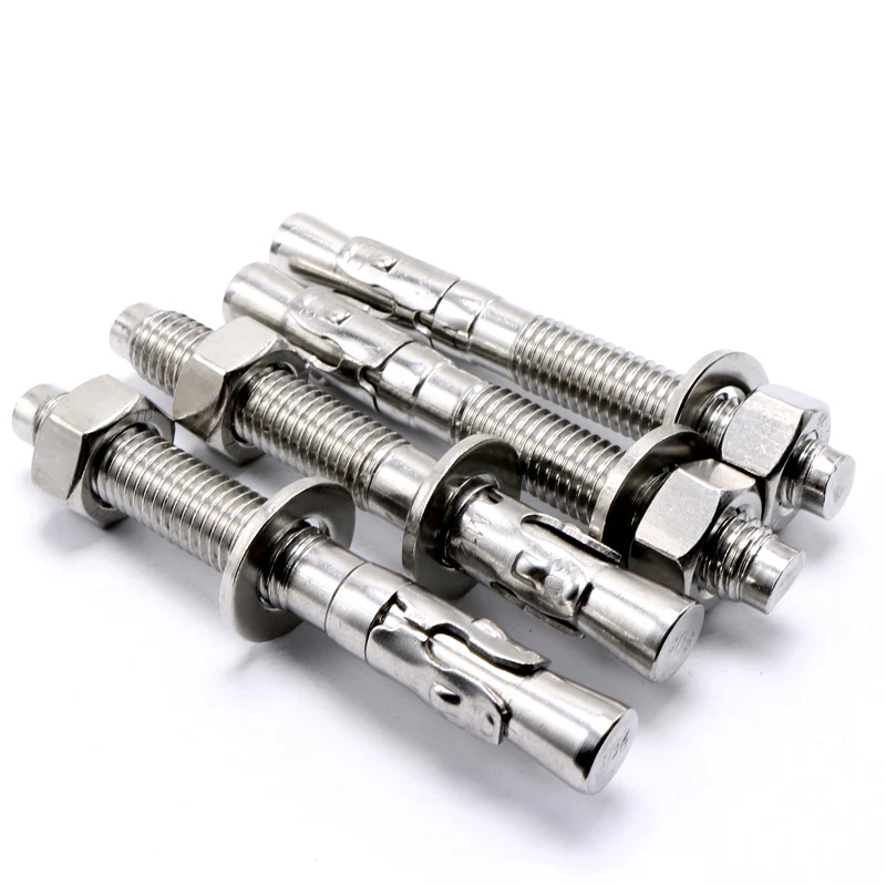 High Quality 304 316 Stainless Steel Wedge Anchor Bolt