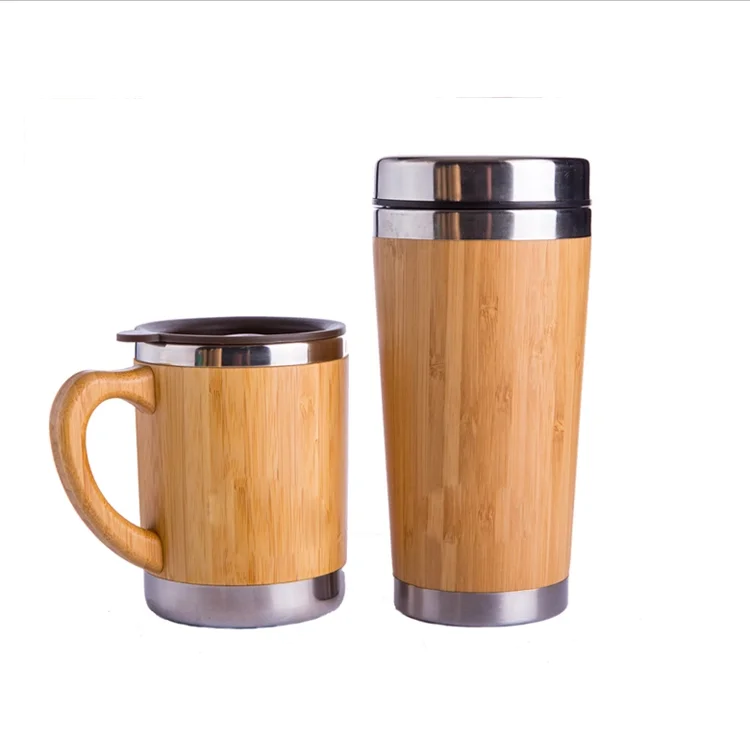Bamboo Coffee Mug with Handle