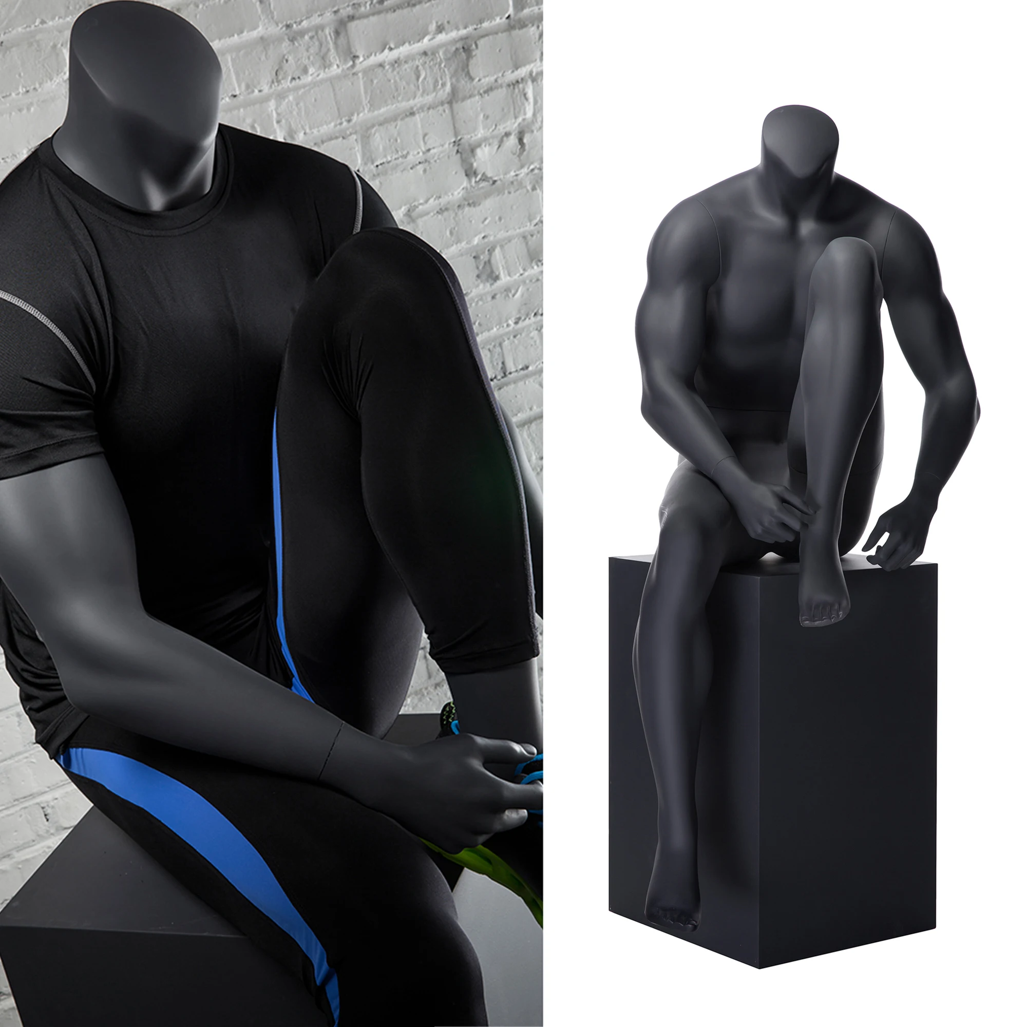 Mannequin De Sport Musculaire Pour Hommes, Modèle Complet Du Corps,  Vêtements De Sport, Personnalisé - Mannequins - AliExpress