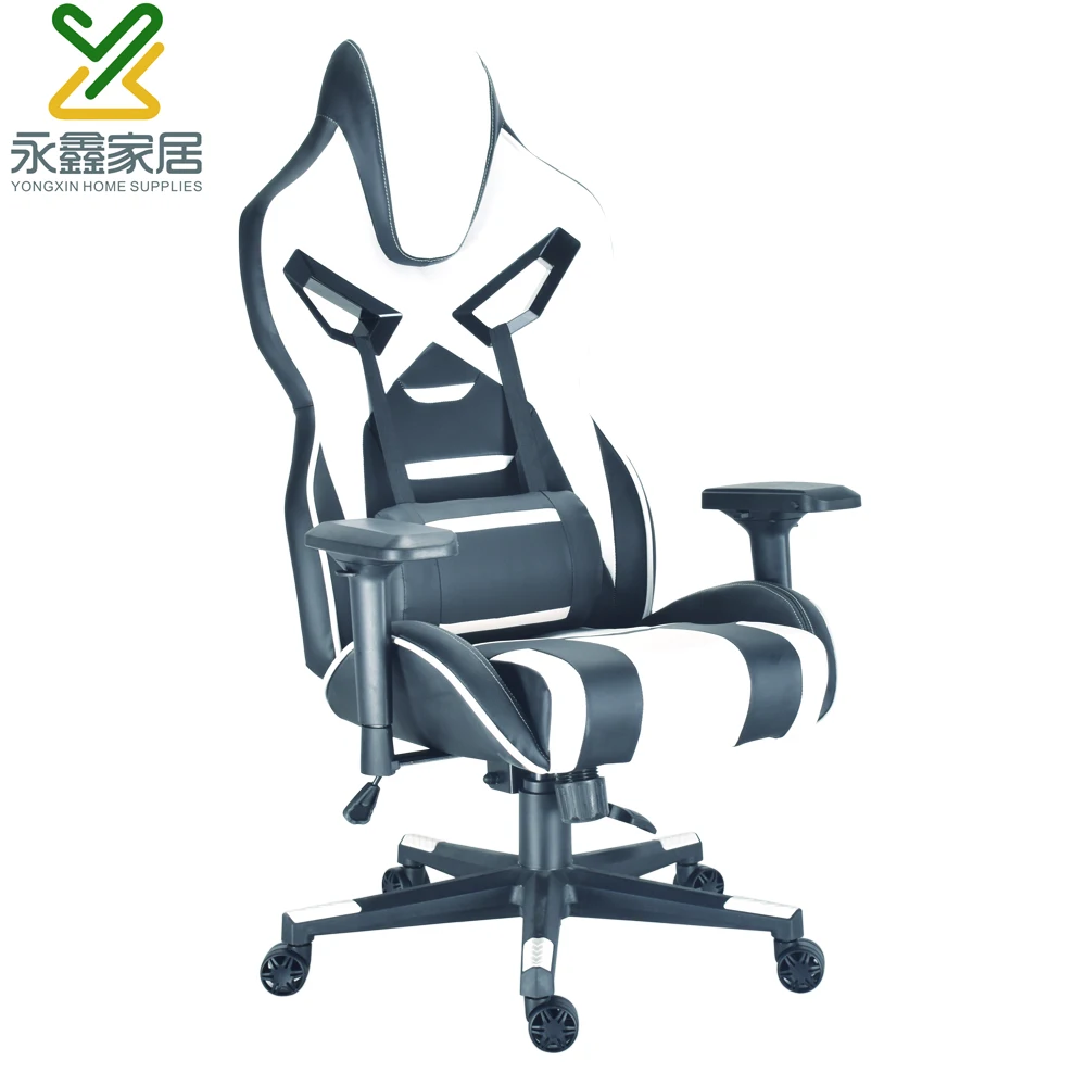 Custom White Gaming Chair Ps4 Racing Ergonomic Game Chair View Custom Gaming Chair Yongxin Or Oem Product Details From Anji Yongxin Home Supplies Co Ltd On Alibaba Com