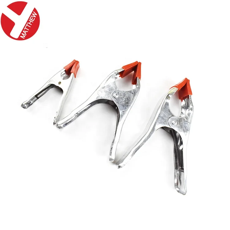 Heavy-Duty Strong Metal Spring Clamps for Woodworking Measured in Inches