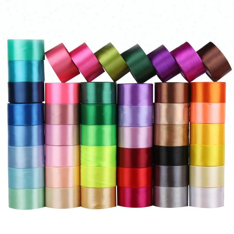 Number 10 Ribbon Wholesale 100% Polyester Satin Ribbon Roll Factory Custom Single Face ...