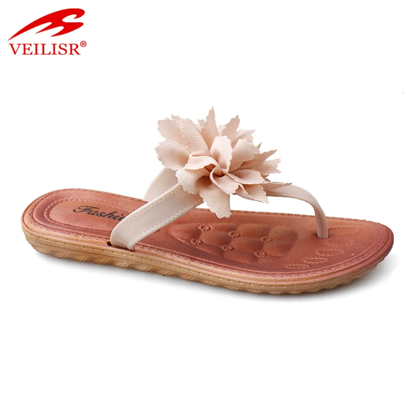 New Style Flower Design Elegant Ladies Pvc Footwear Women Flip Flops Buy Flip Flops Women Wedding Flip Flops Latest Design Flip Flops Product on Alibaba