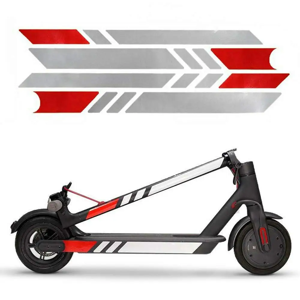 Scooter Styling Sticker Fashion Reflective Film Sticker Night Riding Fit for Xiaomi Mijia M365 Scooter
