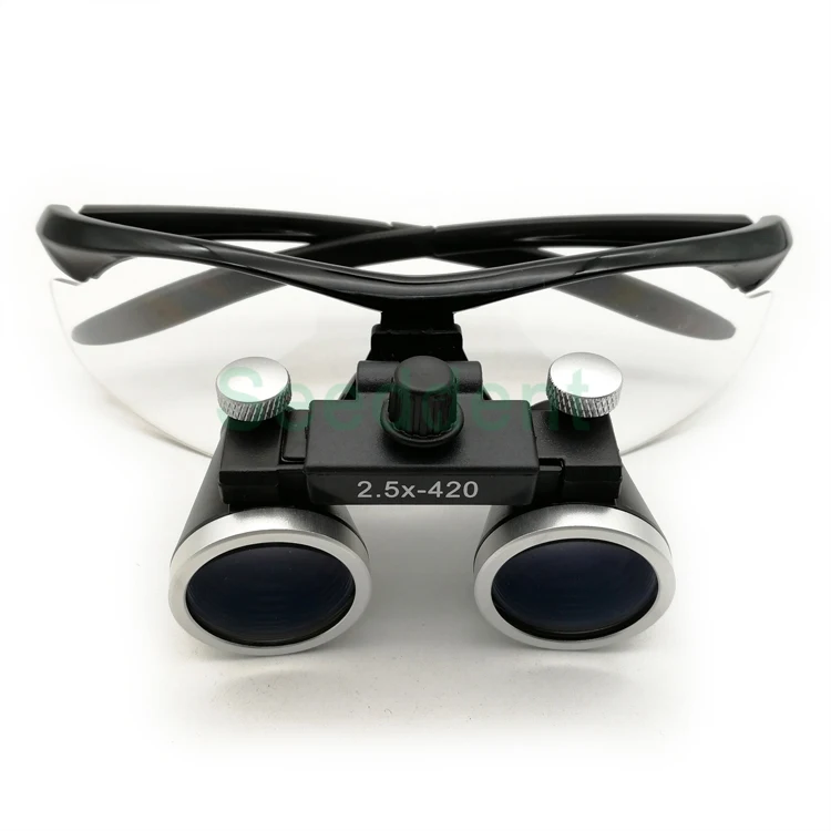 Sek012 Glass Surgical Dental Loupe With Led Headlight / Headband