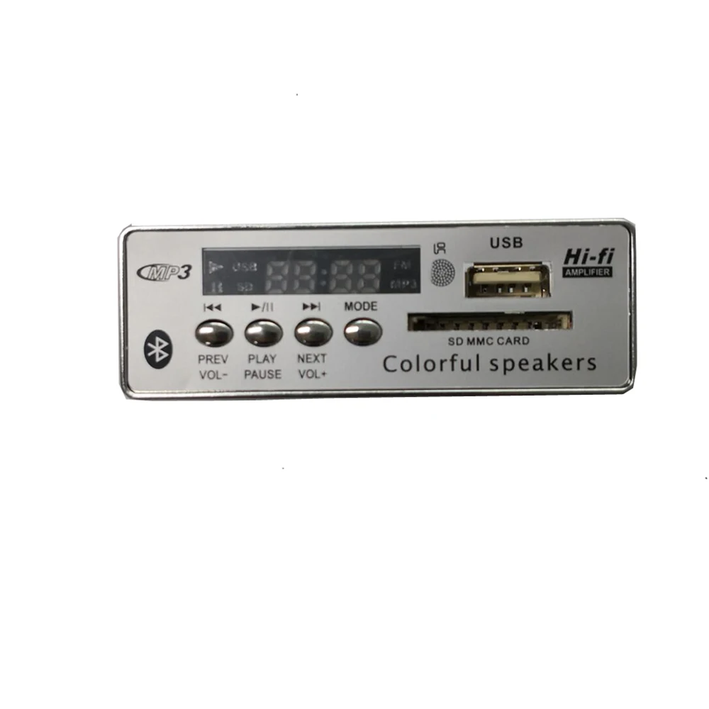 With SD MMC USB FM Bluetooth MP3 Decoder Module