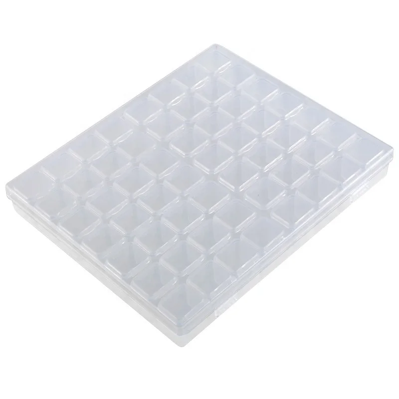 Grids DIY Drill Boxes Jewelry Box Crystal Bead Organizer Storage Case  Container