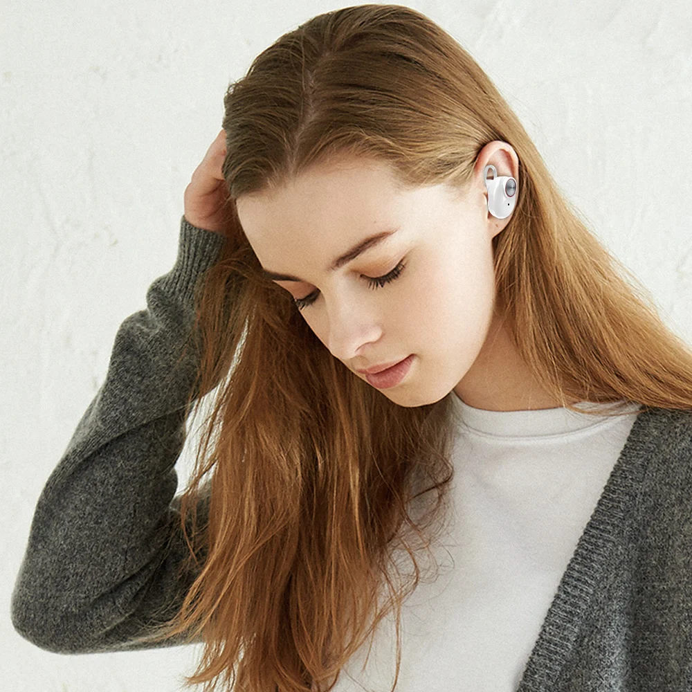 V5 Bluetooth Earphone with Charging Case Noise Cancelling Earbuds Sports Earphone Wireless Earphone for Running