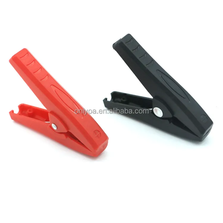 Изолированный зажим крокодил для автомобильного аккумулятора 90 мм 100