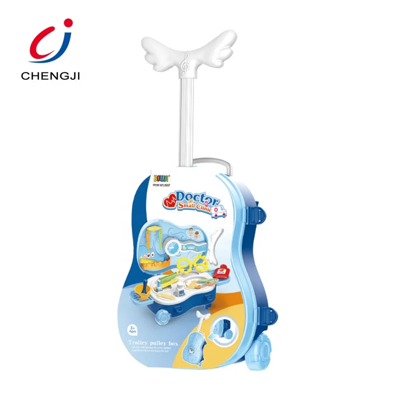 
 Оптовая продажа, дешевый портативный Дошкольный врач, клиника, набор инструментов, игрушечный Медицинский Набор  