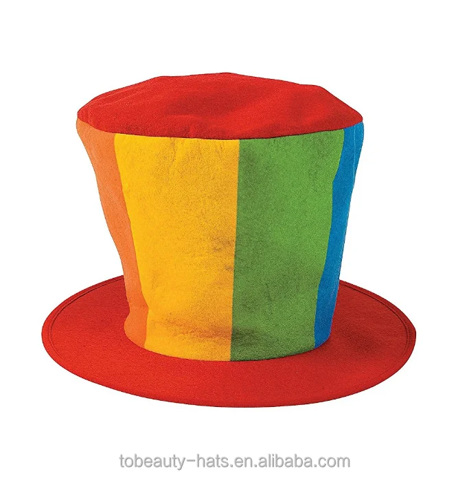 Begroeten leer voorkomen Groothandel Oversized Vilt Clown Top Hat Party Kostuum Gekke Hoed - Buy  Crazy Hoeden,Voelde Crazy Hoeden,Party Kostuum Gekke Hoed Product on  Alibaba.com