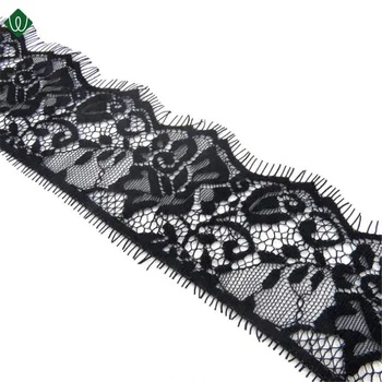 6.5cm New Fashion Black Lace Fabric