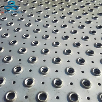 Best selling perforated metal sheet Safety Grating With Round Hole For Sea Non Slip Walkway