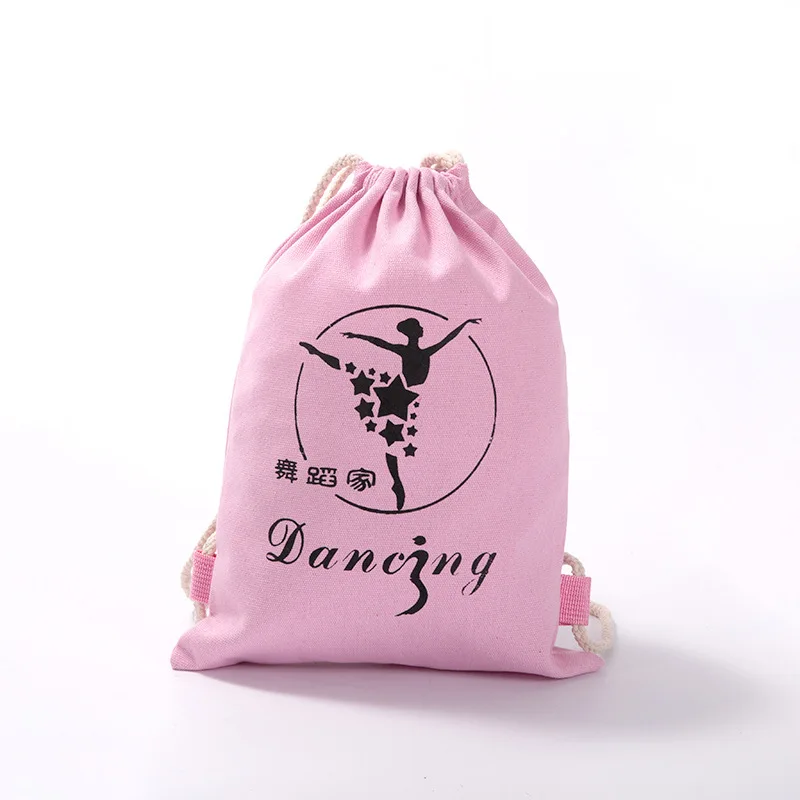 DB00018  Factory Wholesale Cheap Custom Logo Girls Drawstrings Dance Bags Children Dance Garment Bags