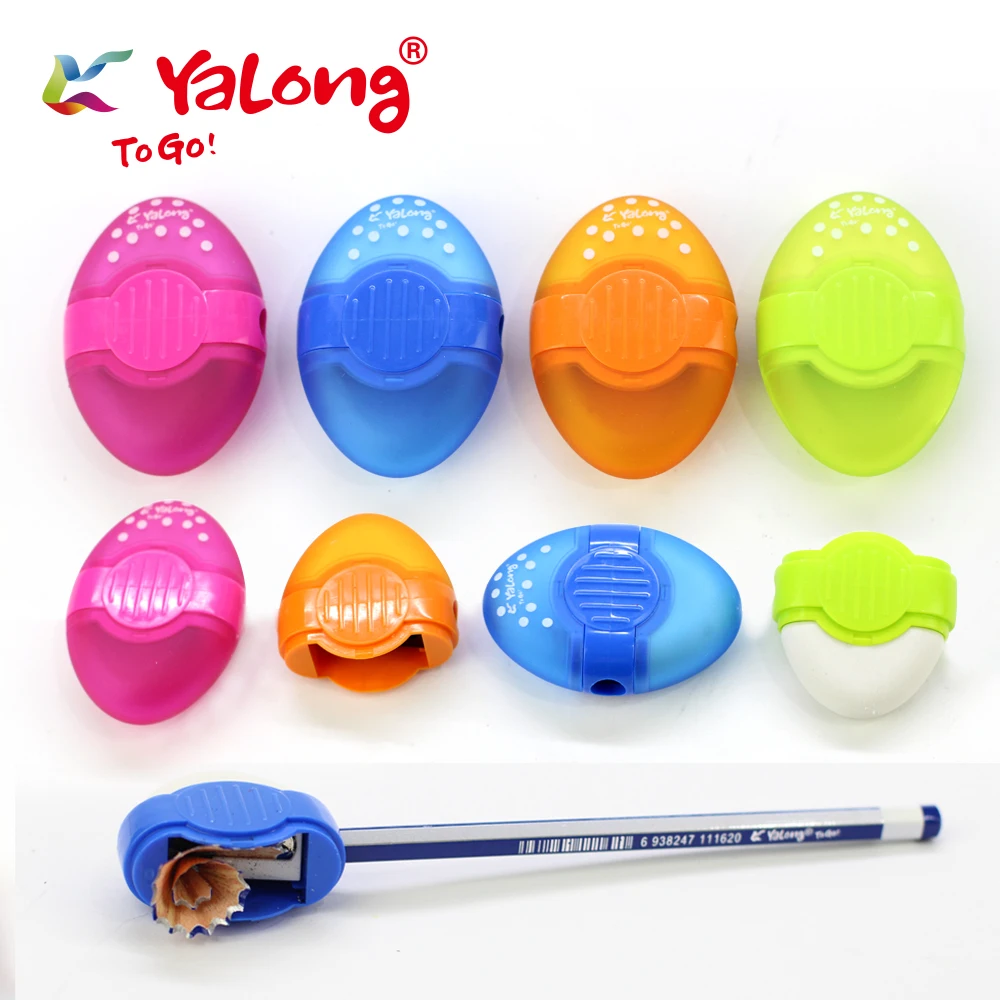 High Quality Student Oval Tpr Eraser With Pencil Sharpener Dual Purpose Pencil Sharpener Buy