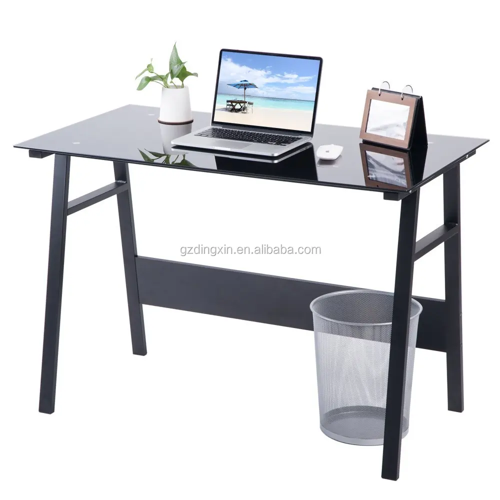 Home Office Desk Compact Black Glass Computer Workstation Table Study Laptop Desktop Table Buy Portable Workstation Laptop Desk Table Laptop Desk Study Table Clear Glass Laptop Table Product On Alibaba Com