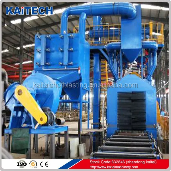 Q69 series shot blasting machine for steel plate and big steel structure