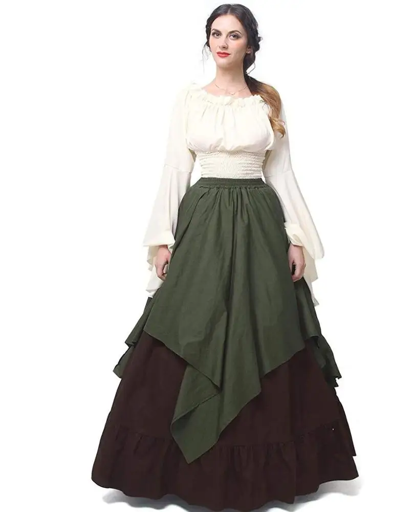 Wholesale ecowalson Women Medieval Dress Vintage Renaissance Gothic Dress Retro Costume Gown From m.alibaba.com