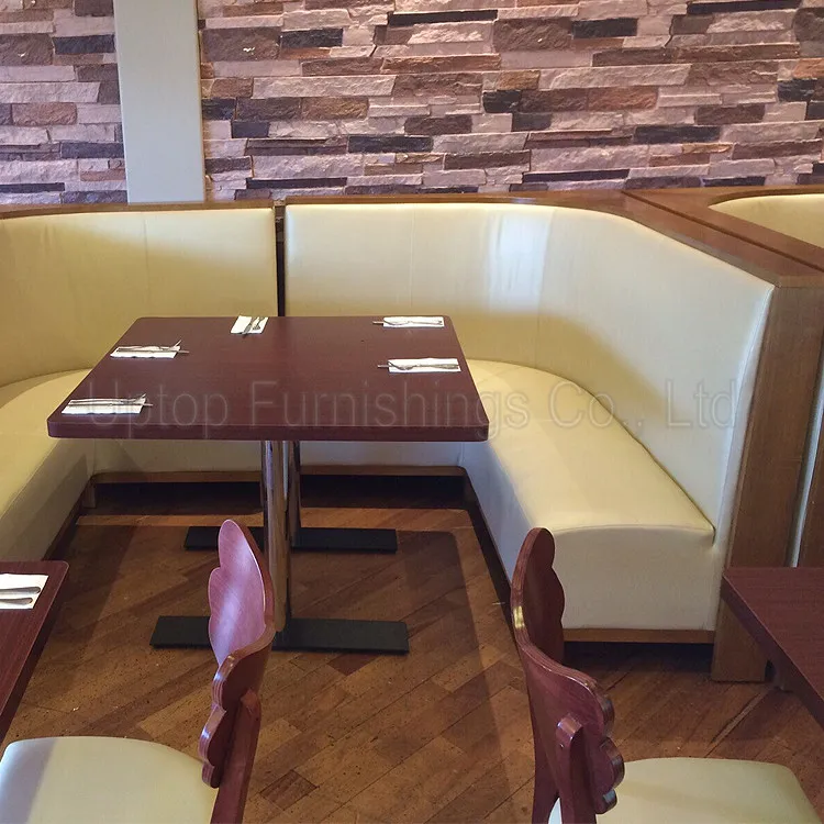 Customized Corner Restaurant Table and Benches Commercial Wooden Restaurant Furniture Restaurant Set Dining Set