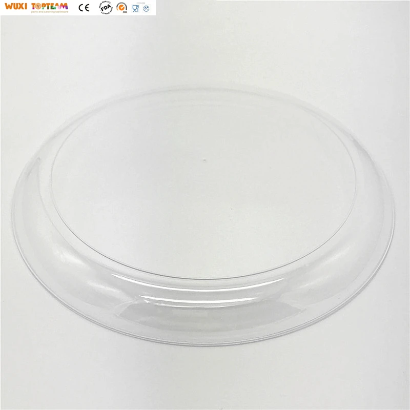 Одноразовая обеденная тарелка из прозрачного пластика, 9 дюймов