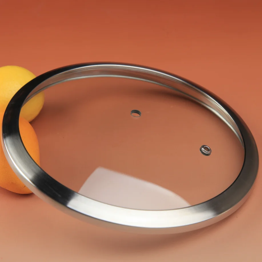 Производитель H-образной крышки из закаленного стекла для сковороды