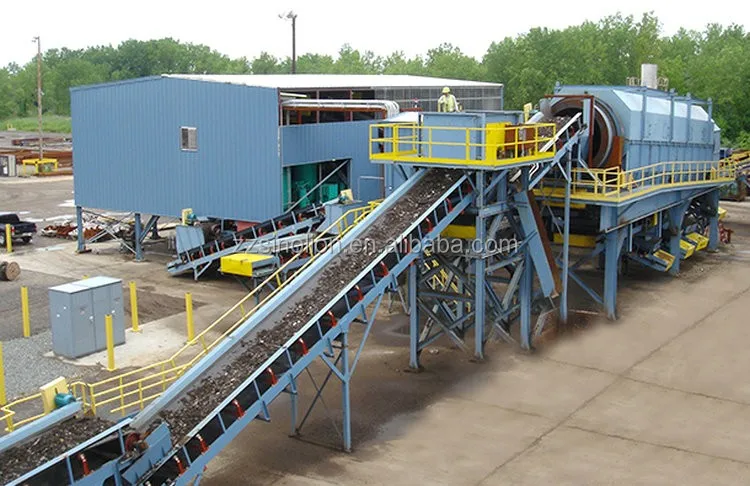 Municipal Solid Waste MSW Construction & Demolition Rotary Screener