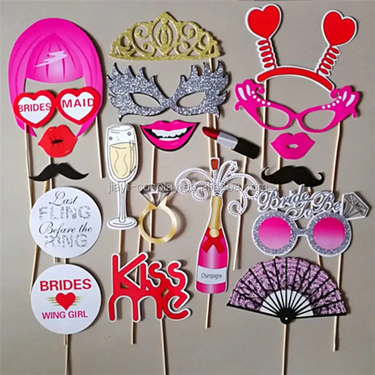 Hen Party Photo Booth Girls Night Out Games Bachelorette Accessories Decorations 