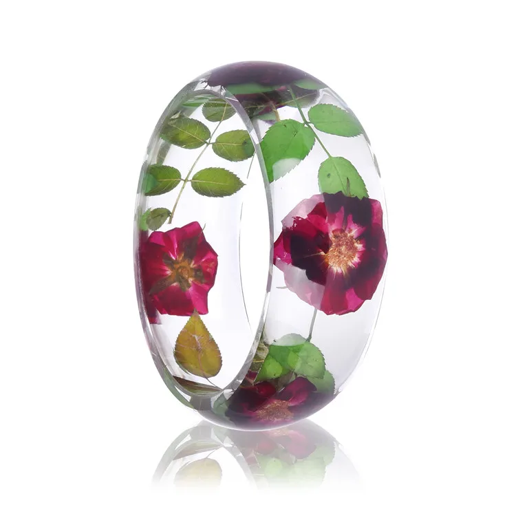 Beautiful Flower Bangles Clear Resin Bangle Factory - Buy Clear Resin  Bangle,Flower Bangles,Beautiful Flower Bangles Product on