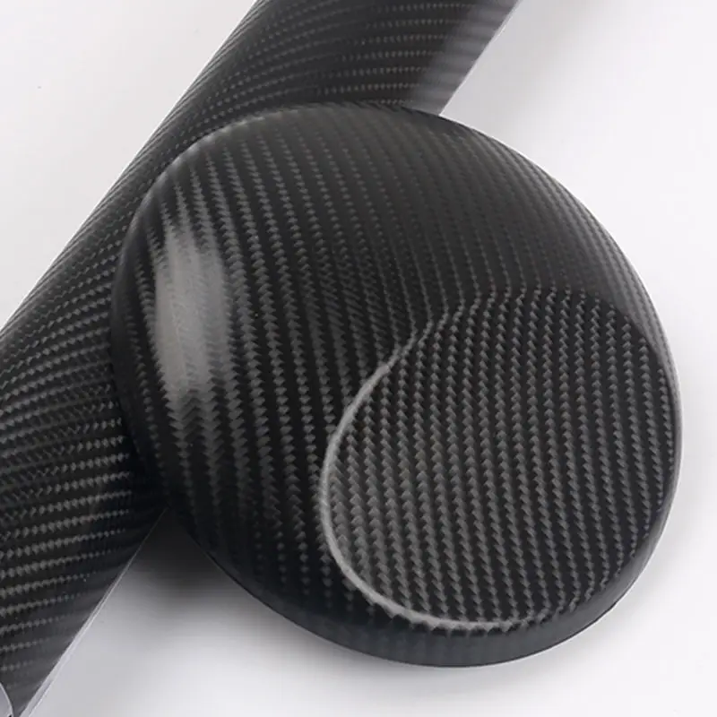 Air Bubble Free Super Glossy 3D 4D 5D Vinyl Carbon Fiber Sticker Car Decoration Wrapping Vinyl