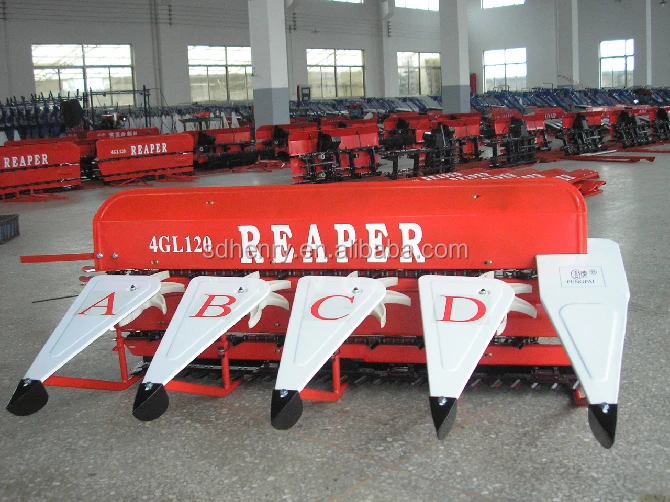 Power tiller reaper used in crops harvesting