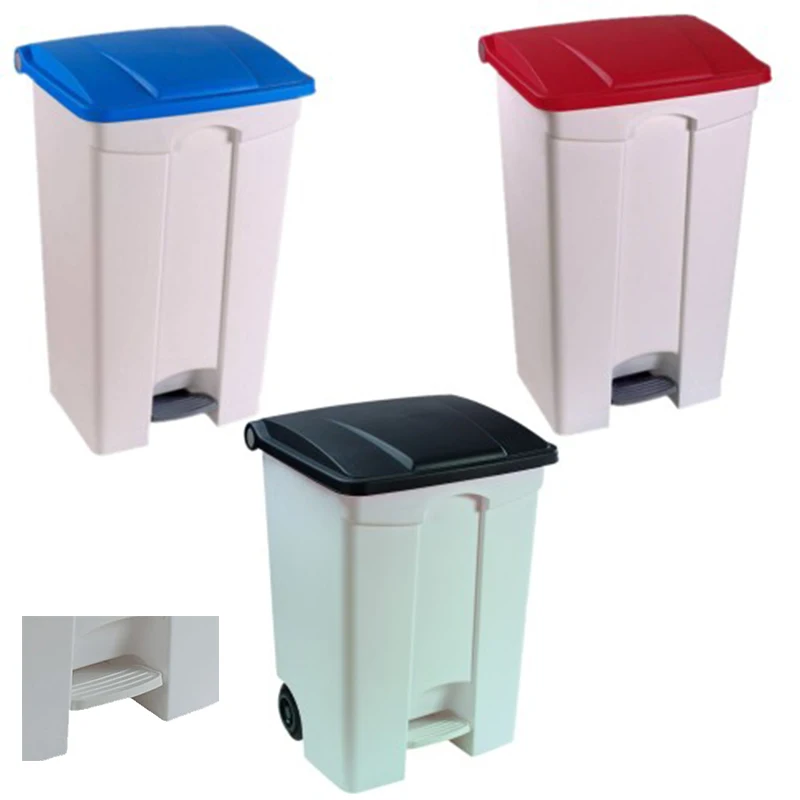 Hot Sale 30l 45l 68l 87l Waste Bins With Pedal Industrial Workplace