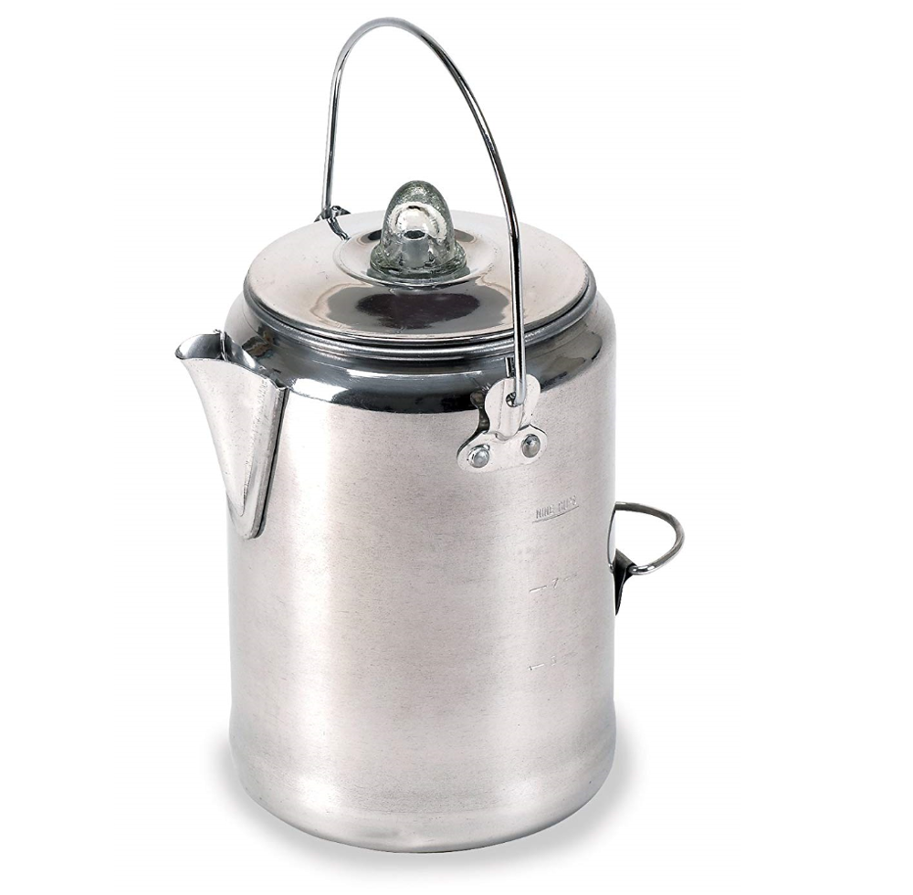 Hot Selling Aluminum Percolator Coffee Pot Coffee tea or Water Boiler Travel camping thermal Coffee Pot