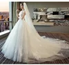 White-Floor Length+veil