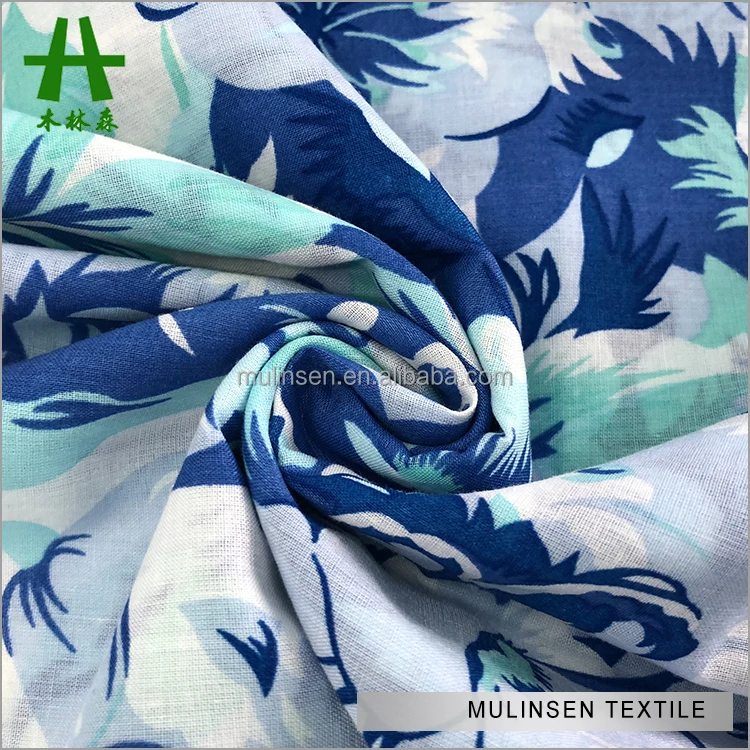 Shaoxing текстиль 60s * 60s новый стиль 100% Печать Хлопок Вуаль ткань индия